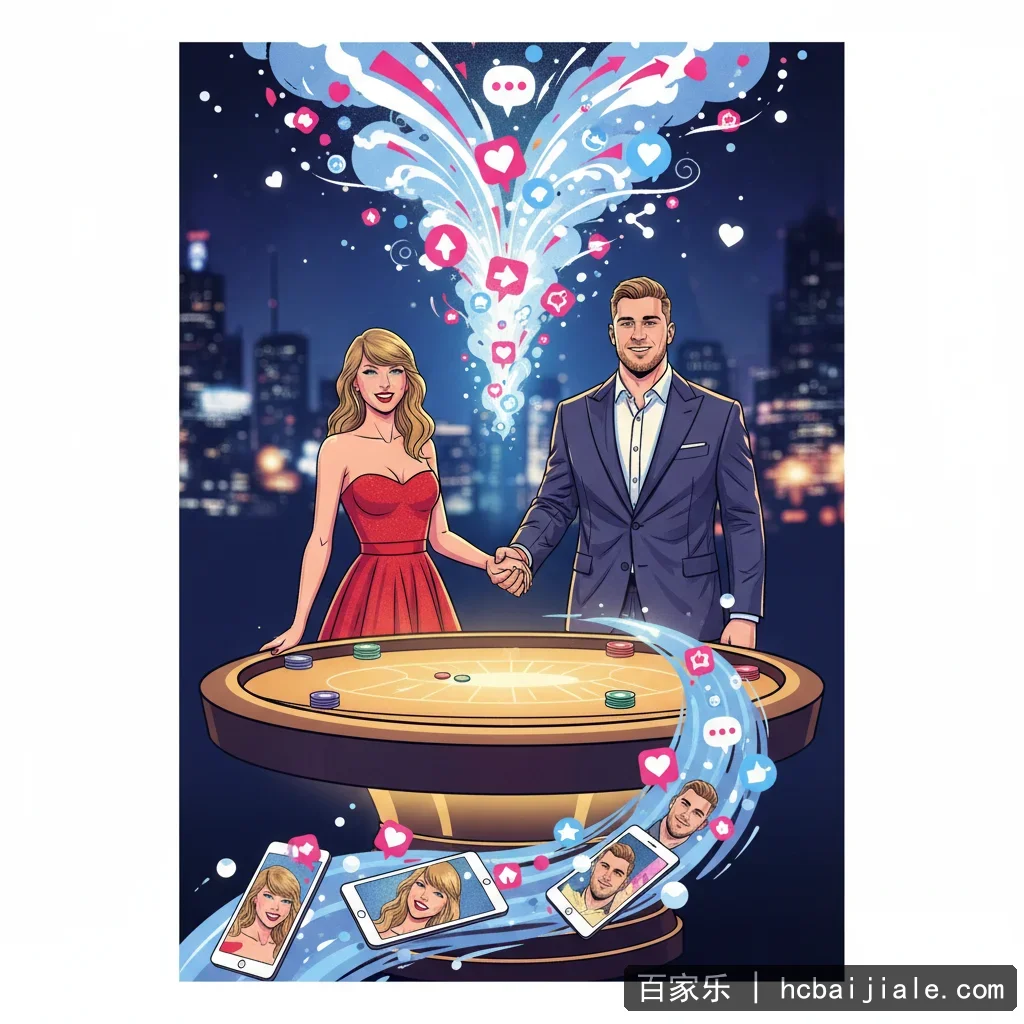 百家乐 - 泰勒·斯威夫特与特拉维斯·凯尔西首次正式公开亮相引爆社交媒体 配图1